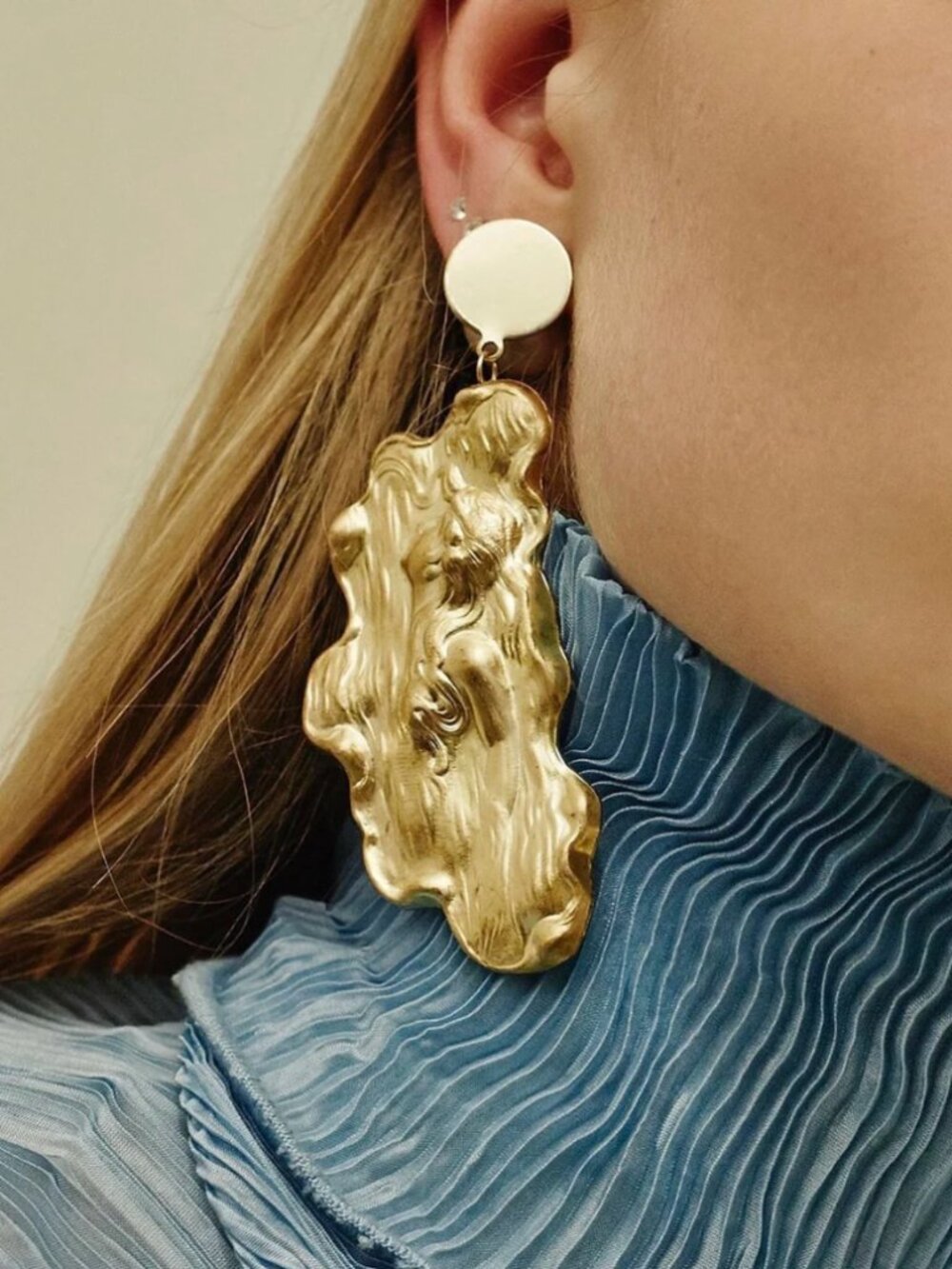 WORE ONCE. PEET DULLAERT Sirene Earrings - Gold